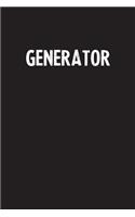 Generator: Simple Blank Lined Notebook Journal