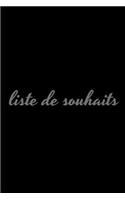 liste de souhaits