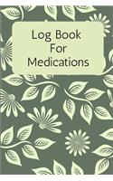 Log Book for Medications: Journal to Keep Track of Medications Intake