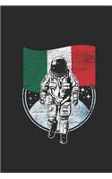 Mexican - Astronaut Moon: Dotted Bullet Journal (6 X 9 -120 Pages) - Gift Idea For Cinco De Mayo Celebration