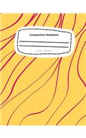 Composition Notebook: 7.44 x 9.69, 18.90 x 24.61cm - Wide Rule School Notebook Journal