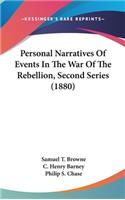 Personal Narratives of Events in the War of the Rebellion, Second Series (1880)