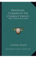 Readiana, Comments on Current Events: Bible Characters (1896)