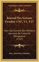 Journal Des Scavans Octobre 1767, V1, V27