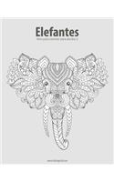 Elefantes libro para colorear para adultos 2: (2 Elefantes)
