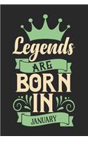 Legends are born in january