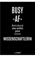 Notizbuch für Wissenschaftler / Wissenschaftlerin: Originelle Geschenk-Idee [120 Seiten liniertes blanko Papier ]