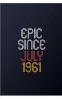 Epic Since July 1961