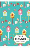 2020 Planner Weekly And Monthly: 2020 Planner Butterfly Design