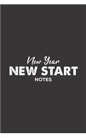 New Year New Start Notes