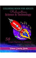Coloring Book For adults Relaxation Science & Technology