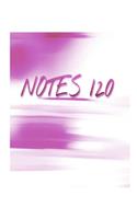 Notes 120: (8.5 X 11) Notebook(12 Notes 120)