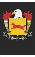 Beeman: Beeman Coat of Arms and Family Crest Notebook Journal (6 x 9 - 100 pages)