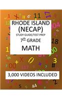 7th Grade RHODE ISLAND NECAP TEST, 2019 MATH, Test Prep