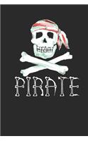 Pirate Skull and Cross Bones Notebook