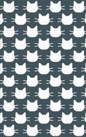 Cat Pattern - Cat Faces: Blank Lined Notebook for Cat Lovers and Pet Owners