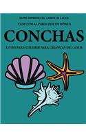 Livro para colorir para crianças de 2 anos (Conchas)