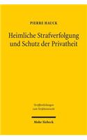 Heimliche Strafverfolgung und Schutz der Privatheit