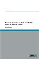 Thematik des Todes im Werk Der Tod des Ivan Il'i&#269; von L.N. Tolstoj: (German)