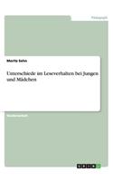 Unterschiede im Leseverhalten bei Jungen und Mädchen