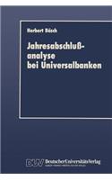 Jahresabschlußanalyse Bei Universalbanken