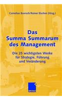 Das Summa Summarum Des Management