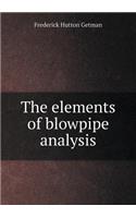 The Elements of Blowpipe Analysis: (English)