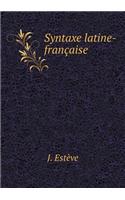 Syntaxe Latine-Française