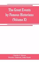 great events by famous historians (Volume X)
