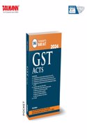 Taxmann's GST Acts [POCKET | Bare Act] â€“ Authoritative Text of the Amended GST Actsâ€”CGST | IGST | UTGST Acts & GST (Compensation to States) Act with Detailed Annotations for Quick Reference