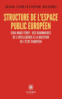 Structure de l'espace public européen: Jean-Marc Ferry: des grammaires de l'intelligence à la question de l'État européen