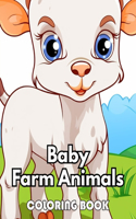 Baby Farm Animals Coloring Book