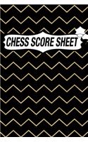 Chess Score Sheet
