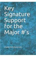Key Signature Support for the Major #'s