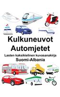 Suomi-Albania Kulkuneuvot/Automjetet Lasten kaksikielinen kuvasanakirja