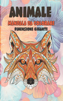 Mandala da colorare - Dimensione gigante - Animale