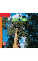 Reading Wonders Leveled Reader See This! Approaching Unit 8 Week 2 Grade K: (Elementary Core Reading)