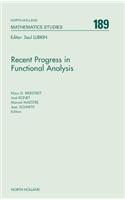 Recent Progress in Functional Analysis: Volume 189