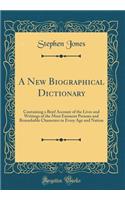 A New Biographical Dictionary