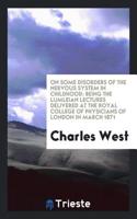 On Some Disorders of the Nervous System in Childhood