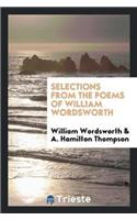 Selections from the Poems of William Wordsworth