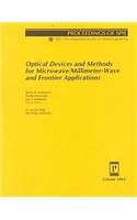 Optical Devices and Methods for Microwave/Millimeter-wave and Frontier Applications (Proceedings of SPIE)