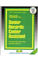 Senior Records Center Assistant: Passbooks Study Guide