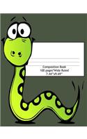 Composition Book Wide Ruled 100 Pages (7.44 x 9.69)