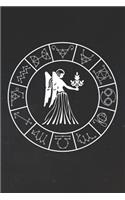 Virgo Notebook 'Zodiac Circle' - Zodiac Diary - Horoscope Journal - Virgo Gifts for Her