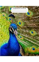 Composition Notebook Peacock Design Vol 13: College-ruled lined paper for notes, ideas, classes, and more!