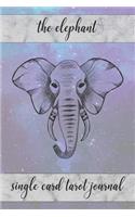 The Elephant Single Card Tarot Journal