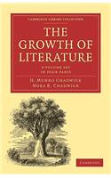 The Growth of Literature 3 Volume Paperback Set