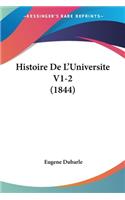 Histoire De L'Universite V1-2 (1844)