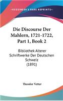 Die Discourse Der Mahlern, 1721-1722, Part 1, Book 2